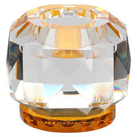 Texas Crystal T-light Holder Clear/amber, small
